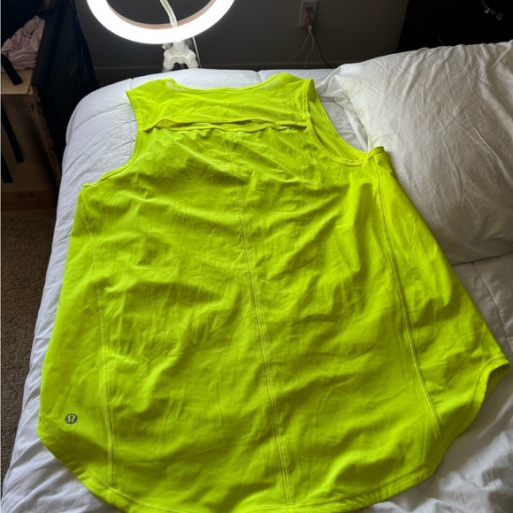 Lululemon Athletica Neon Yellow Muscle Tee - Picture 4 of 6